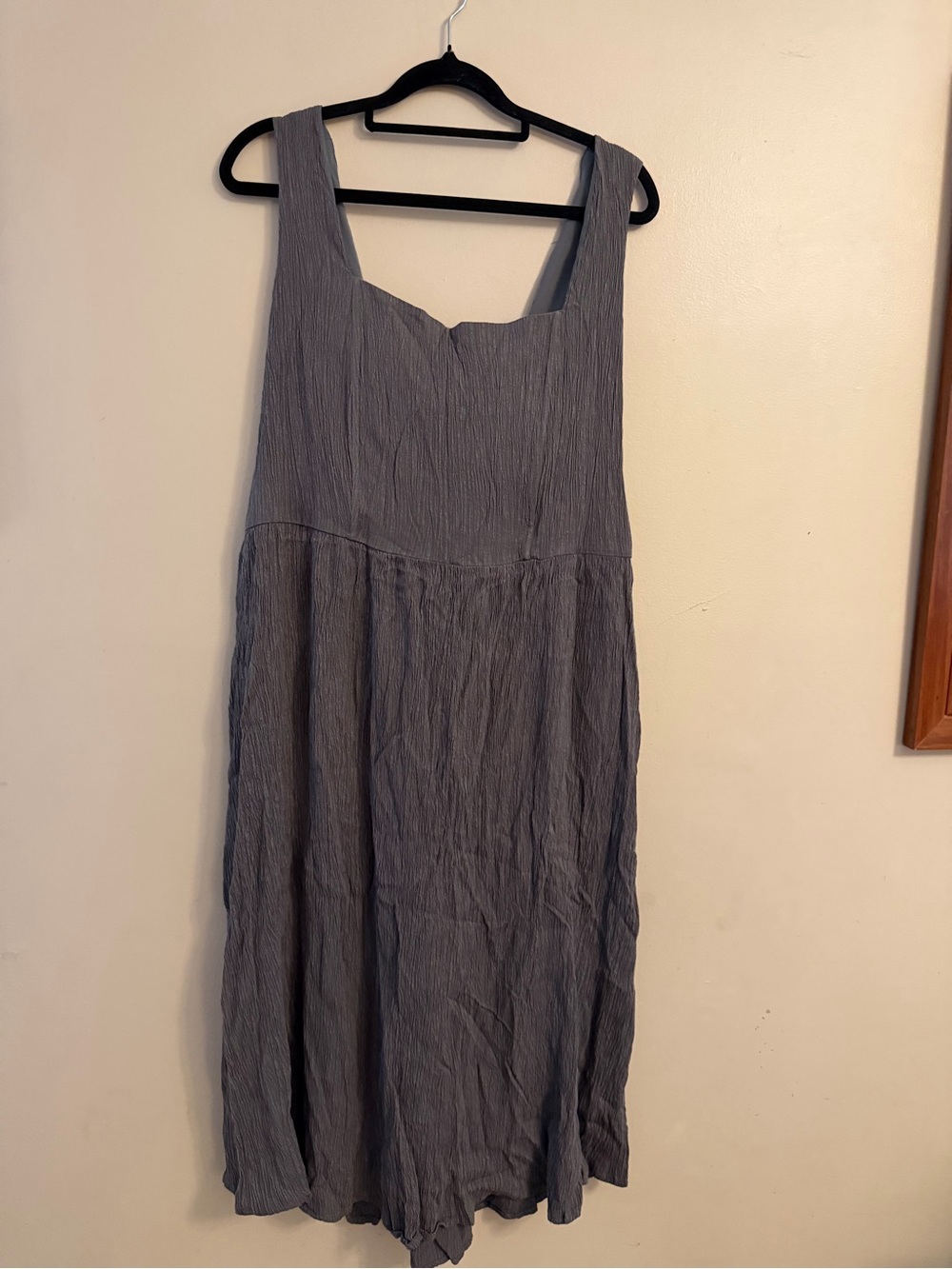 Disturbia Charcoal Gray Sleeveless Midi Dress